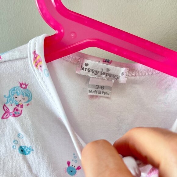 Kissy‎ Kissy Baby Girl One Piece Mermaid Castle Footies- Size 3-6m - Picture 4 of 4